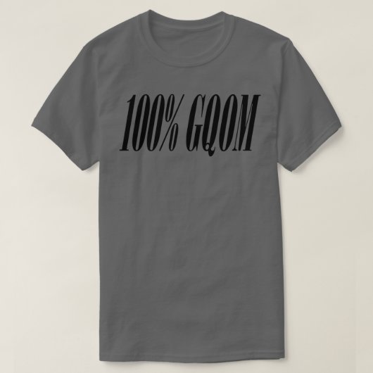 100 GQOM uvwx Tシャツ (デザイン正面)