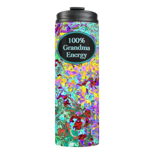 "100% Grandma Energy" Thermal Tumbler タンブラー (正面)