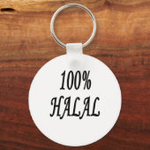 100% HALAL キーホルダー (正面)