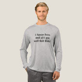 $100 $hirt (現在は50%割引あり) トライブレンドTシャツ (正面全体)