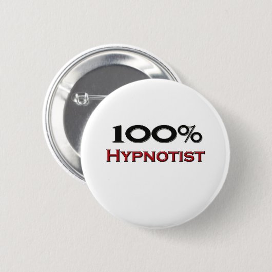 100% Hypnotist 缶バッジ (正面&裏面)