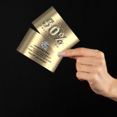 100 INSERT QRCODE 50%OFFカスタムロゴVip金ゴールド 名刺