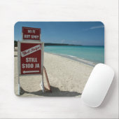 100 Jaの赤のストライプ マウスパッド (マウス)