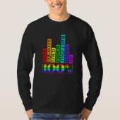 100 Love Equality Retro Rainbow LGBT LGBTQ Pride M Tシャツ (正面)