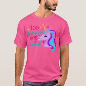 100 Magical Days Of School Unicorn Tシャツ (正面)