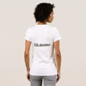"100% Mama, 0% descanso" Tシャツ (裏面フル)