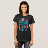 100 Mermazing Days Of School Mermaid Tails Girl Te Tシャツ (正面フル)