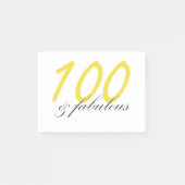 100 n Fabulous ポストイット (正面)