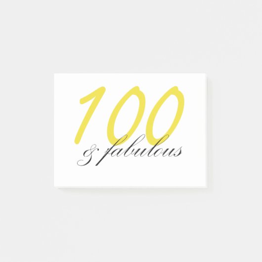 100 n Fabulous ポストイット (正面)