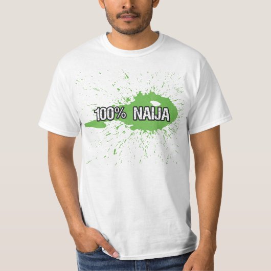 100%Naija Tシャツ (正面)
