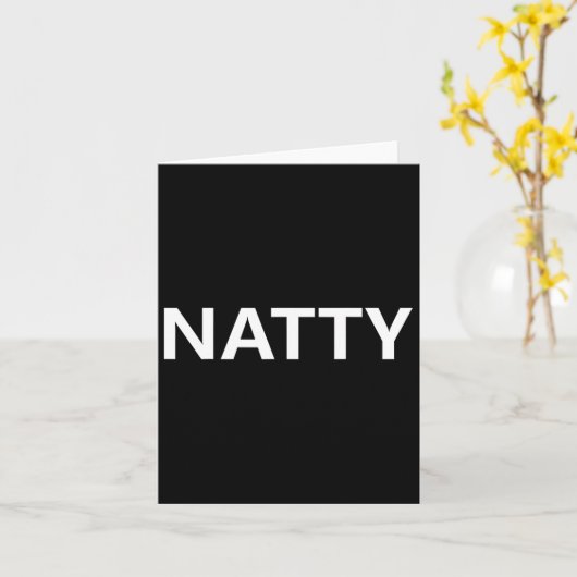 100% Natty Muscle Lifter  カード (黄色い花)