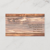100% natürliche Bio Holzart Visitenkarte 名刺 (裏面)