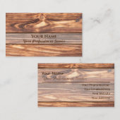100% natürliche Bio Holzart Visitenkarte 名刺 (正面/裏面)