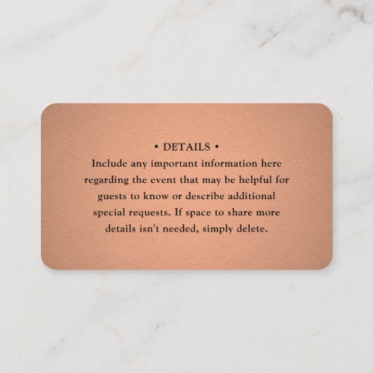 100 Pack Scan Me QR RSVP銅線エンクローフェイクジャ 名刺 (裏面)