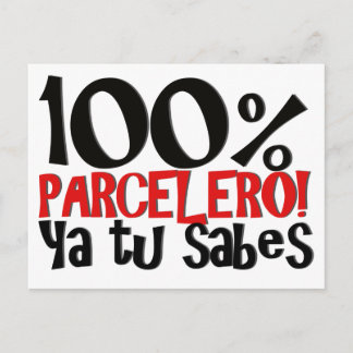 100% Parcelero, ya tu sabes ポストカード