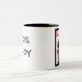 100%PINOYマグ ツートーンマグカップ (中央)