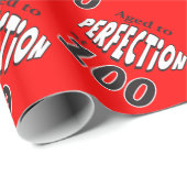 100% pipe%の100th誕生日で完全さに老化させて下さい ラッピングペーパー (ロールコーナー)