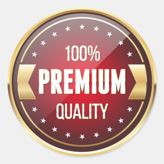 100% Premium Quality ラウンドシール (正面)