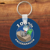 100% Programador キーホルダー (正面)