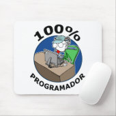 100% Programador マウスパッド (マウス)