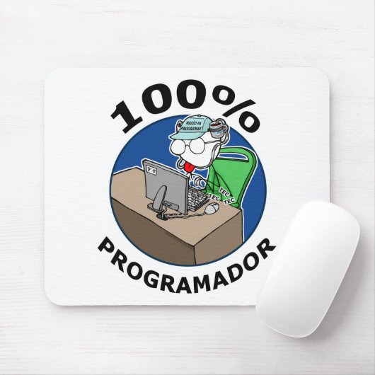 100% Programador マウスパッド (マウス)