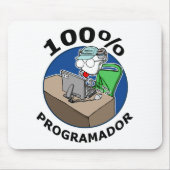 100% Programador マウスパッド (正面)