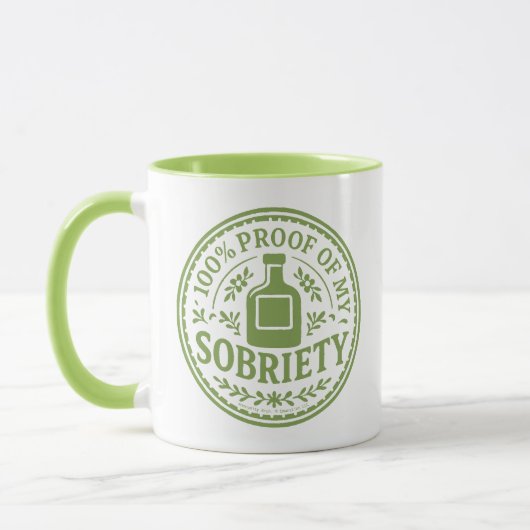 100% Proof of My Sobriety - Mug マグカップ (左)
