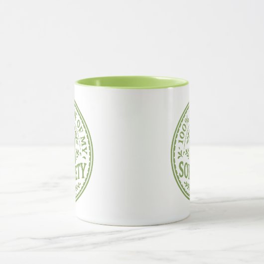 100% Proof of My Sobriety - Mug マグカップ (中央)