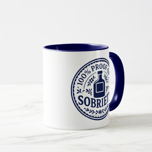 100% Proof of My Sobriety - Mug マグカップ (正面右)