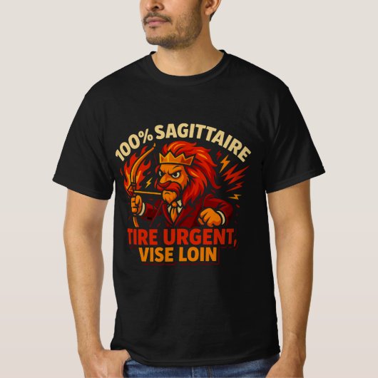 100 % SAGITTAIRE Tシャツ (正面)
