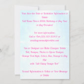 100 SAVEの日付のご案内　1 〜 3 枚の写真付き 招待状 (裏面)