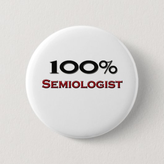 100% Semiologist 缶バッジ (正面)