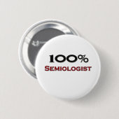 100% Semiologist 缶バッジ (正面&裏面)
