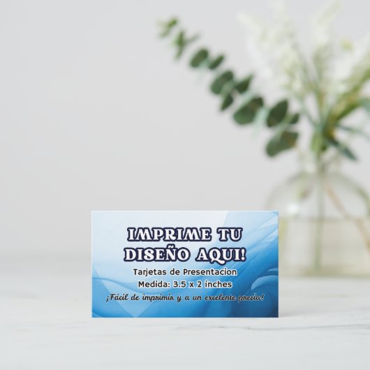 100 Tarjetas de Presentacion Imprimir 名刺 (スタンド正面)