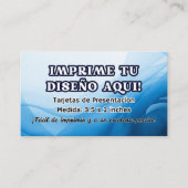 100 Tarjetas de Presentacion Imprimir 名刺 (正面)