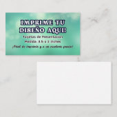 100 Tarjetas de Presentacion para negocio 名刺 (正面/裏面)