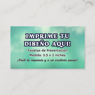 100 Tarjetas de Presentacion para negocio 名刺