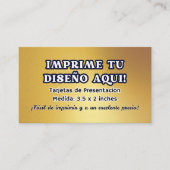 100 Tarjetas Impresion de Tarjetas para Negocio 名刺 (正面)