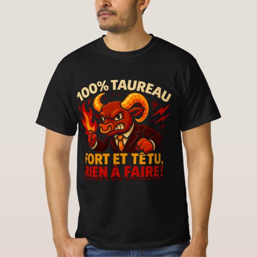 100 % TAUREAU Tシャツ (正面)