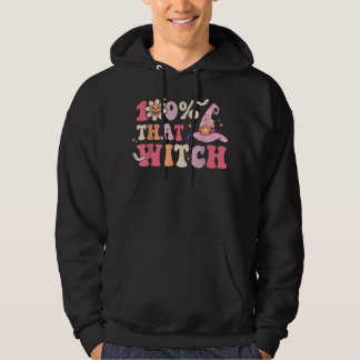 100 That Witch Spooky Season Halloween Funny Groov パーカ