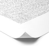 100 Thousand Pieces of Pi ポスター (角)