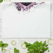 100% twill cotton kitchen towels with a sweet coup キッチンタオル (折り畳み)