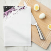 100% twill cotton kitchen towels with a sweet coup キッチンタオル (四つ折り)