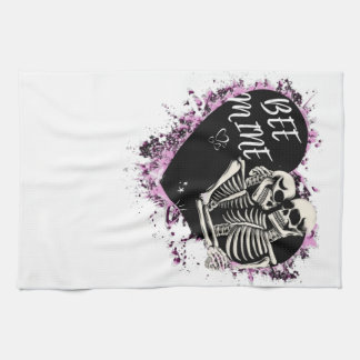 100% twill cotton kitchen towels with a sweet coup キッチンタオル