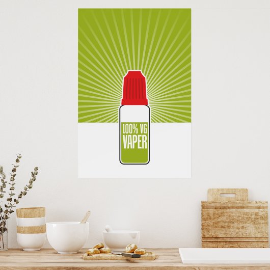 100% VG ポスター (キッチン)