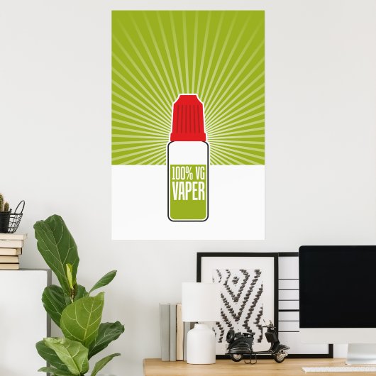 100% VG ポスター (ホームオフィス)