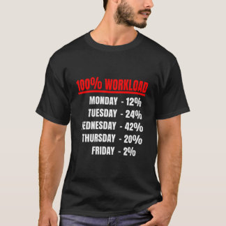 100 Workload Effectiveness Office Tシャツ
