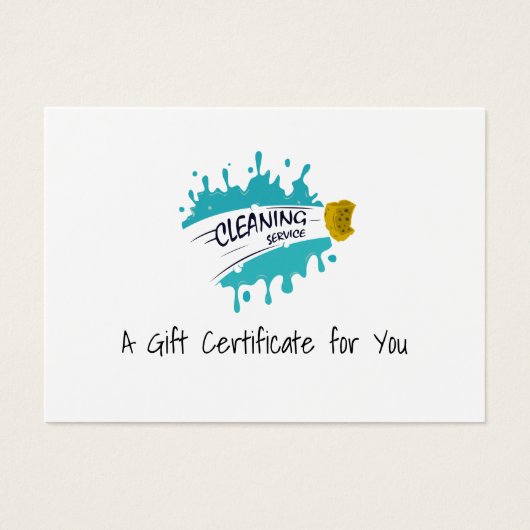 100 xビジネスロゴギフト券クリーニング (正面)