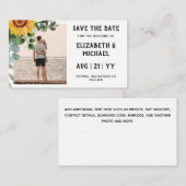 100 x BUDGET写真救日花素朴付 ノートカード (正面/裏面)