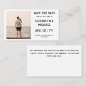 100 x BUDGET写真日ミニマ救リアルシンプル 名刺 (正面/裏面)